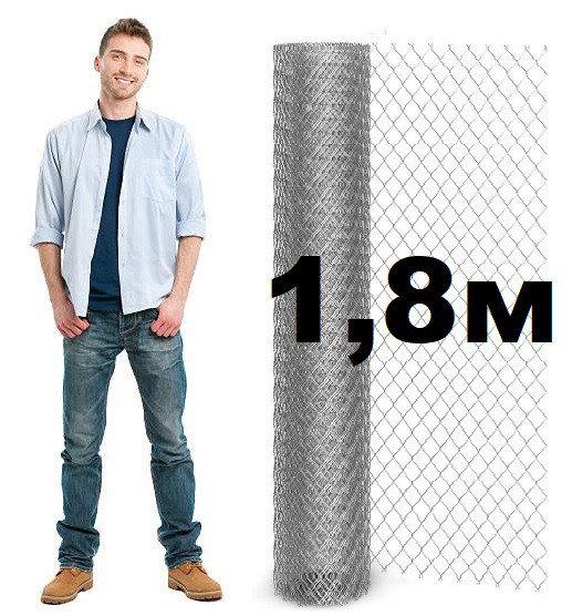 Сетка рабица оцинкованная высота 1.8 м в Гродно от компании "ООО ...