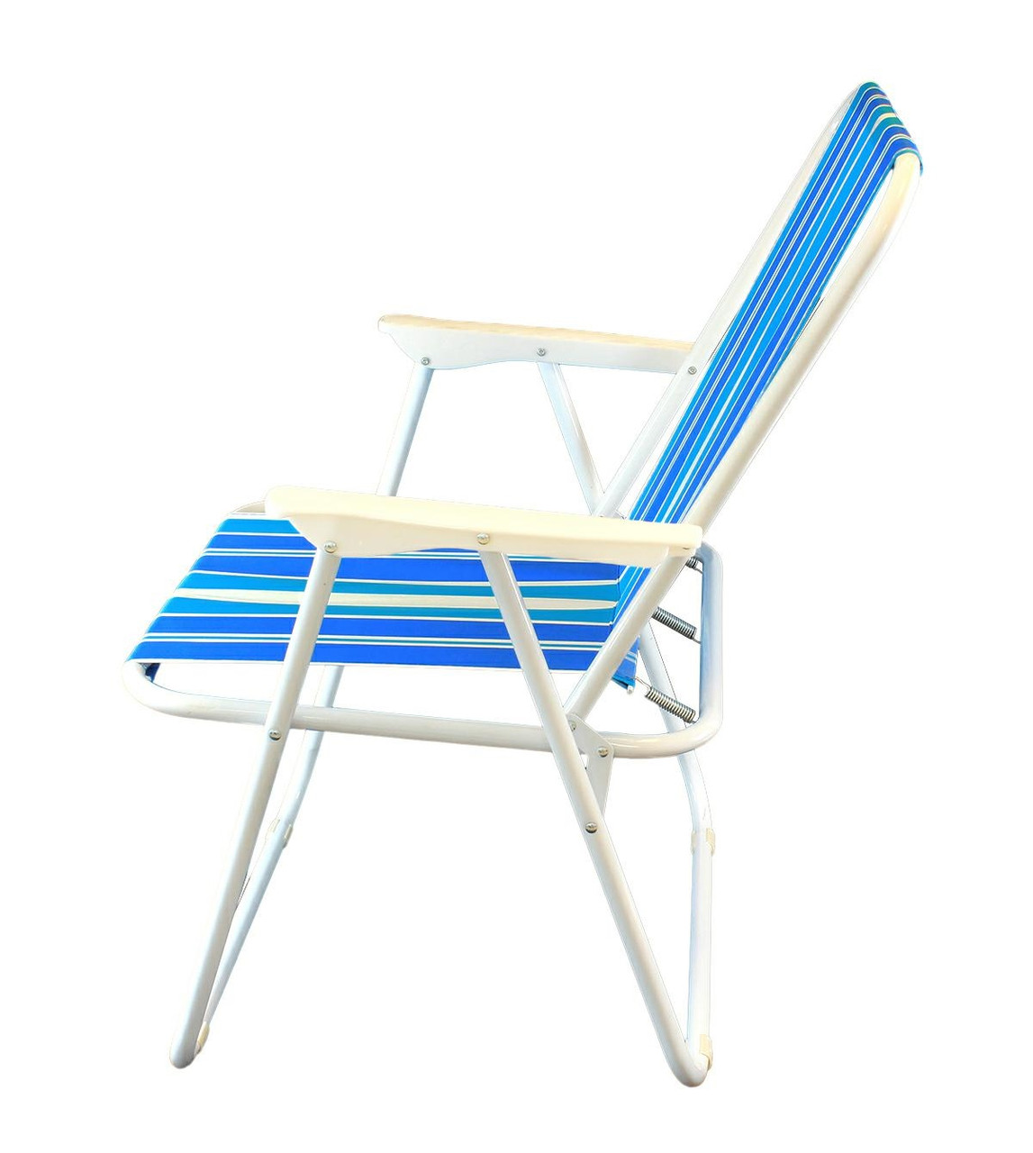 Стул-кресло пляжное SiPL бело-синий - фото 3 - id-p102572354
