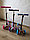 Самокат Mini Print граффити РОЗОВЫЙ принт трехколесный самокат со светящимися колесами, фото 9