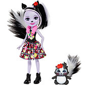 Enchantimals Кукла с питомцем Скунси Седж Mattel Enchantimals FXM72