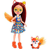 Enchantimals Кукла с питомцем Лисичка Фелисити Mattel Enchantimals FXM71