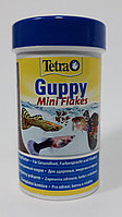 Tetra Guppy mini Flakes, 100 мл - основной корм для гуппи