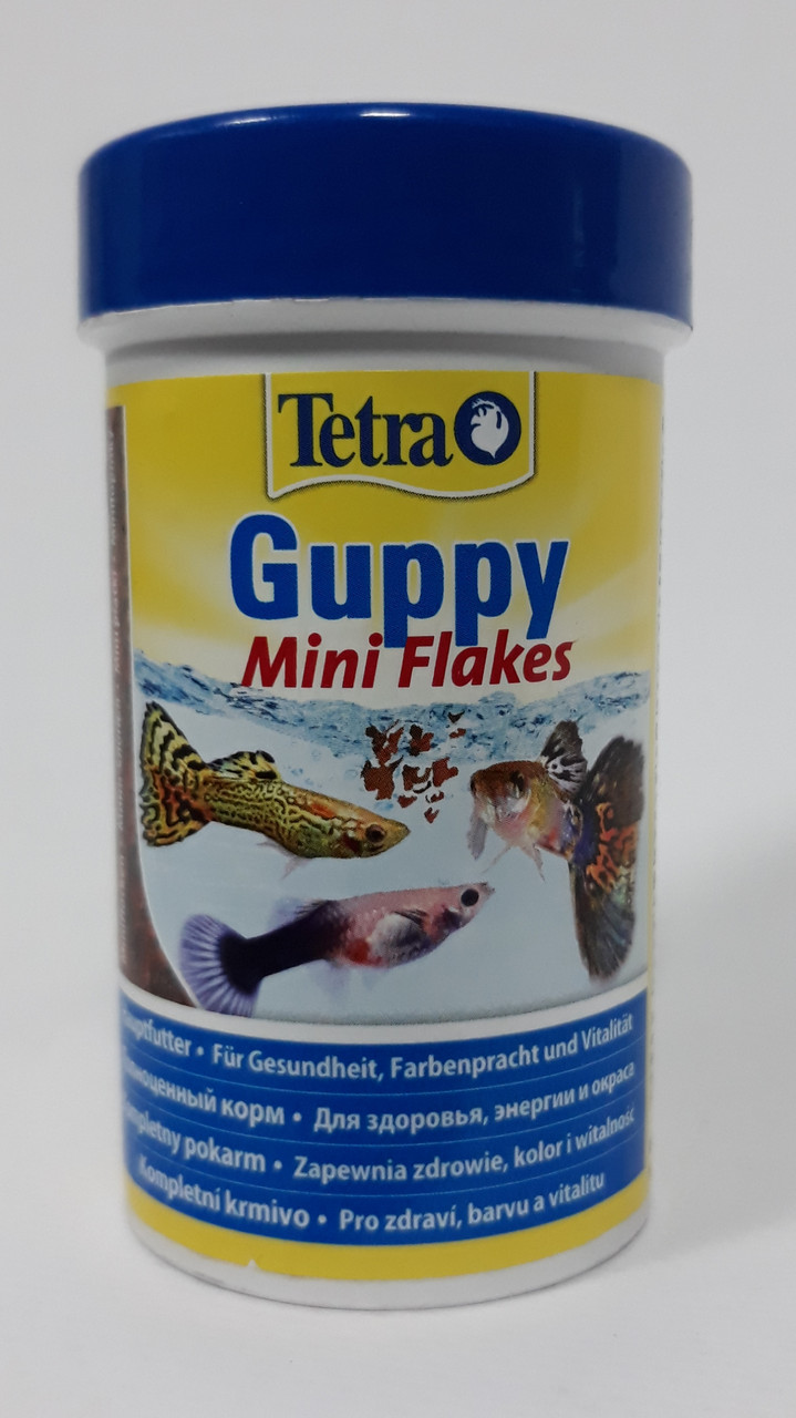 Tetra Guppy mini Flakes, 100 мл - основной корм для гуппи - фото 1 - id-p4998265