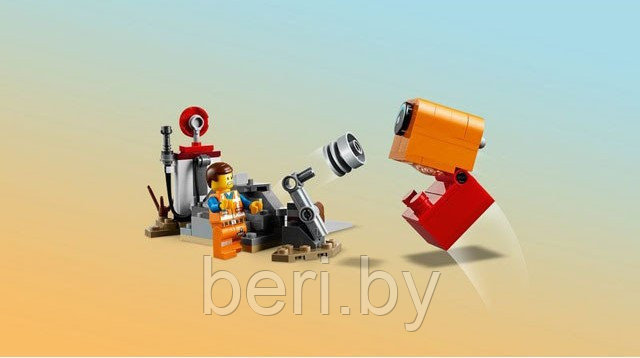 45002 Конструктор Трехколёсный велосипед Эммета Lepin, 195 деталей, аналог LEGO Movie 70823 - фото 7 - id-p102601765