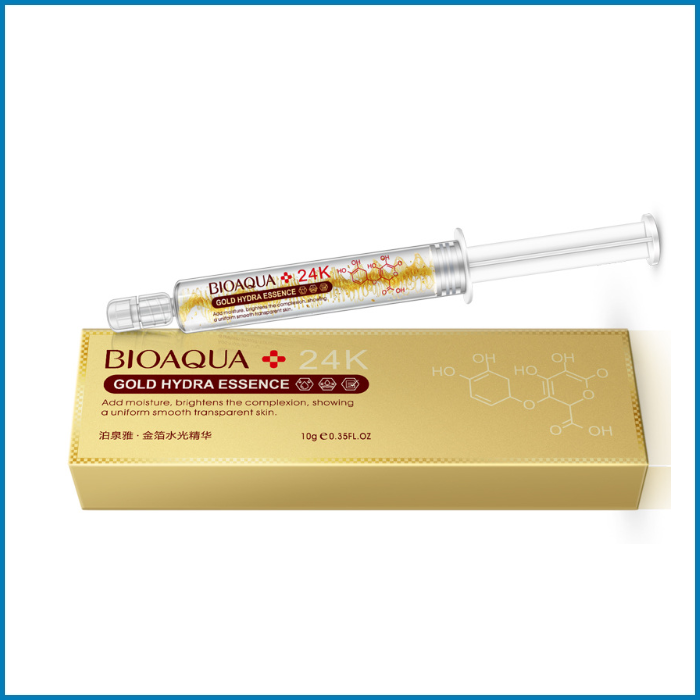 BIOAQUA Gold hydra Essence. Gold hydra Essence 24k. BIOAQUA 24k шприц. BIOAQUA Gold hydra Essence сыворотка 24k.