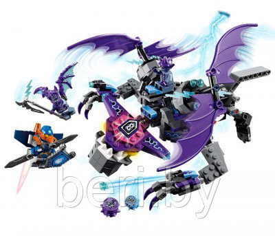 10702 Конструктор Bela Nexo Knight " Летающая Горгулья " 335 деталей, аналог Lego 70353 - фото 2 - id-p102606135