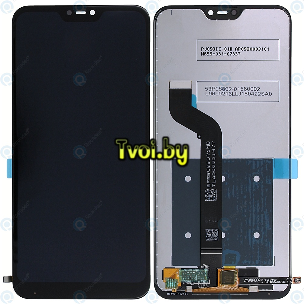Дисплей (экран) для Xiaomi Mi A2 Lite c тачскрином, (black) - фото 1 - id-p89994306