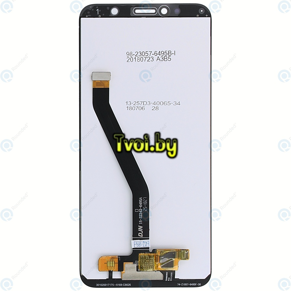 Дисплей (экран) Huawei Y6 Prime 2018 (ATU-L31) с тачскрином (white) - фото 2 - id-p91838579