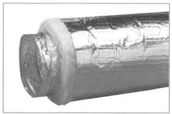 Теплоизолированный гибкий воздуховод AF160 (10м) - фото 1 - id-p2470503