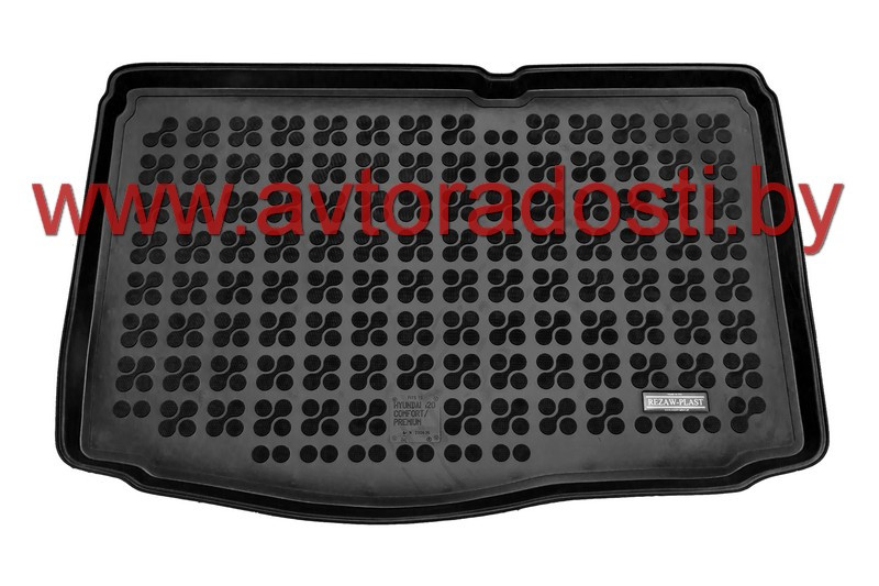 Коврик в багажник для Hyundai i20 II (2014-) Comfort / Premium / нижний уровень / Хендай [230636]
