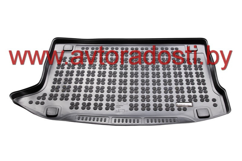 Коврик в багажник для Hyundai Kona (2017-2023) / Хендай Кона [230645] (Rezaw-Plast)