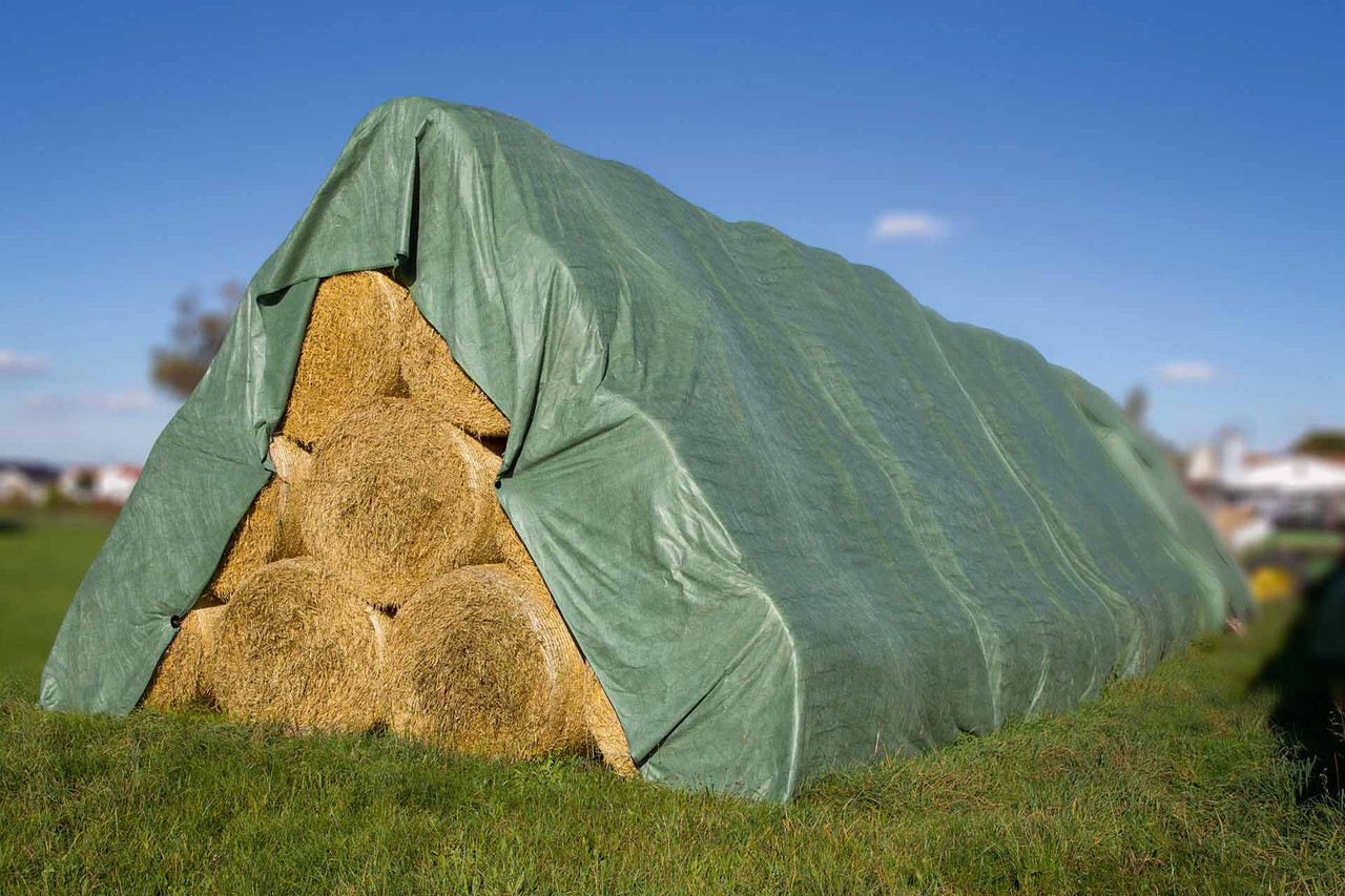 Защитная накидка флис для сена/соломы