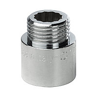 Удлинитель латунный 1/2" 20 мм хромированный General Fittings