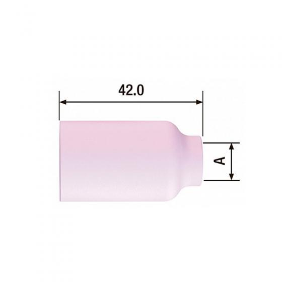 Сопло керамическое Fubag для газовой линзы №5 ф8 FB TIG 17-18-26 (10 шт.) [FB54N17] - фото 1 - id-p102645305