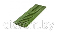 Решетка 100 пластиковая Волна (зеленый папоротник) - фото 1 - id-p102672252