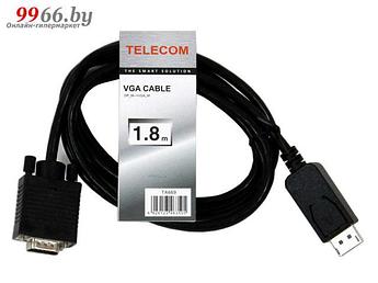 Аксессуар Telecom DisplayPort M to VGA M 1.8m TA669-1.8M
