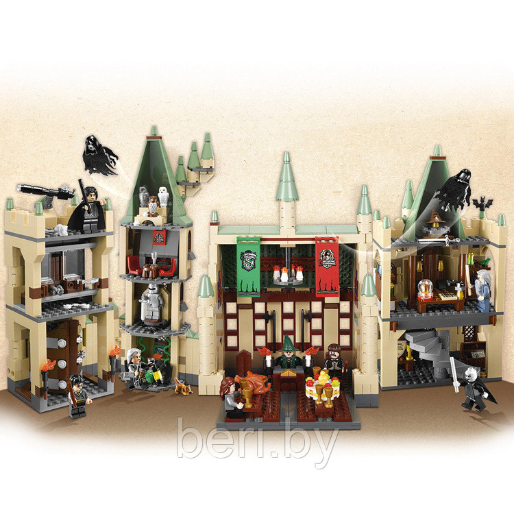 16030 Конструктор Lepin Magic Wolrd "Большой Замок Хогвартс", Аналог LEGO Harry Potter 4842, 1340 деталей - фото 8 - id-p102689326