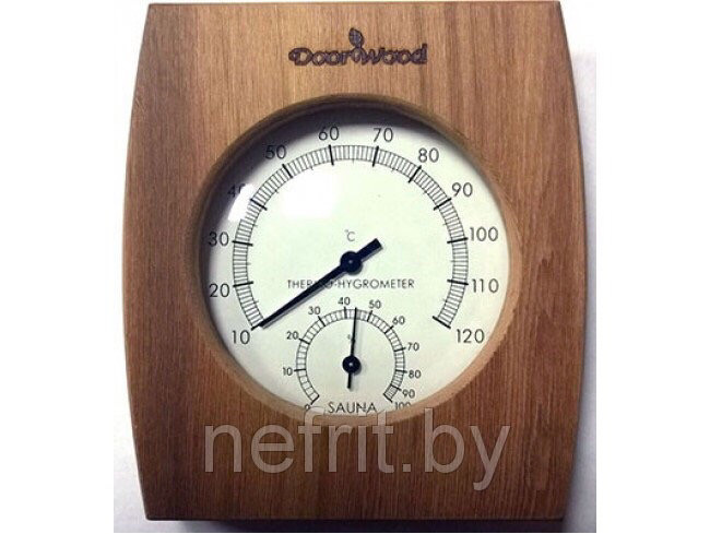 Термогигрометр DW 105 канадский кедр - фото 1 - id-p92982436