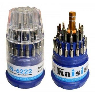 Набор отверток для телефонов Kaisi KS-6222, 30 in 1 - фото 1 - id-p66632291