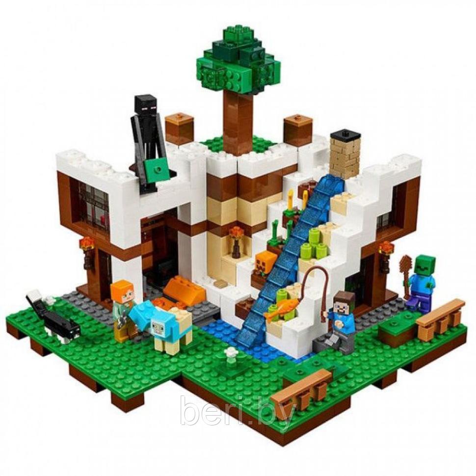 10624 Конструктор Bela My World "База на водопаде" 747 деталей, (аналог Lego Minecraft 21134) - фото 4 - id-p102694547