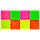 "ОРТОДОН" Набор №6 «Светлячок» Н6фл, Набор Массажных ковриков, 8 штук, комплект, флуоресцентные цвета , фото 2