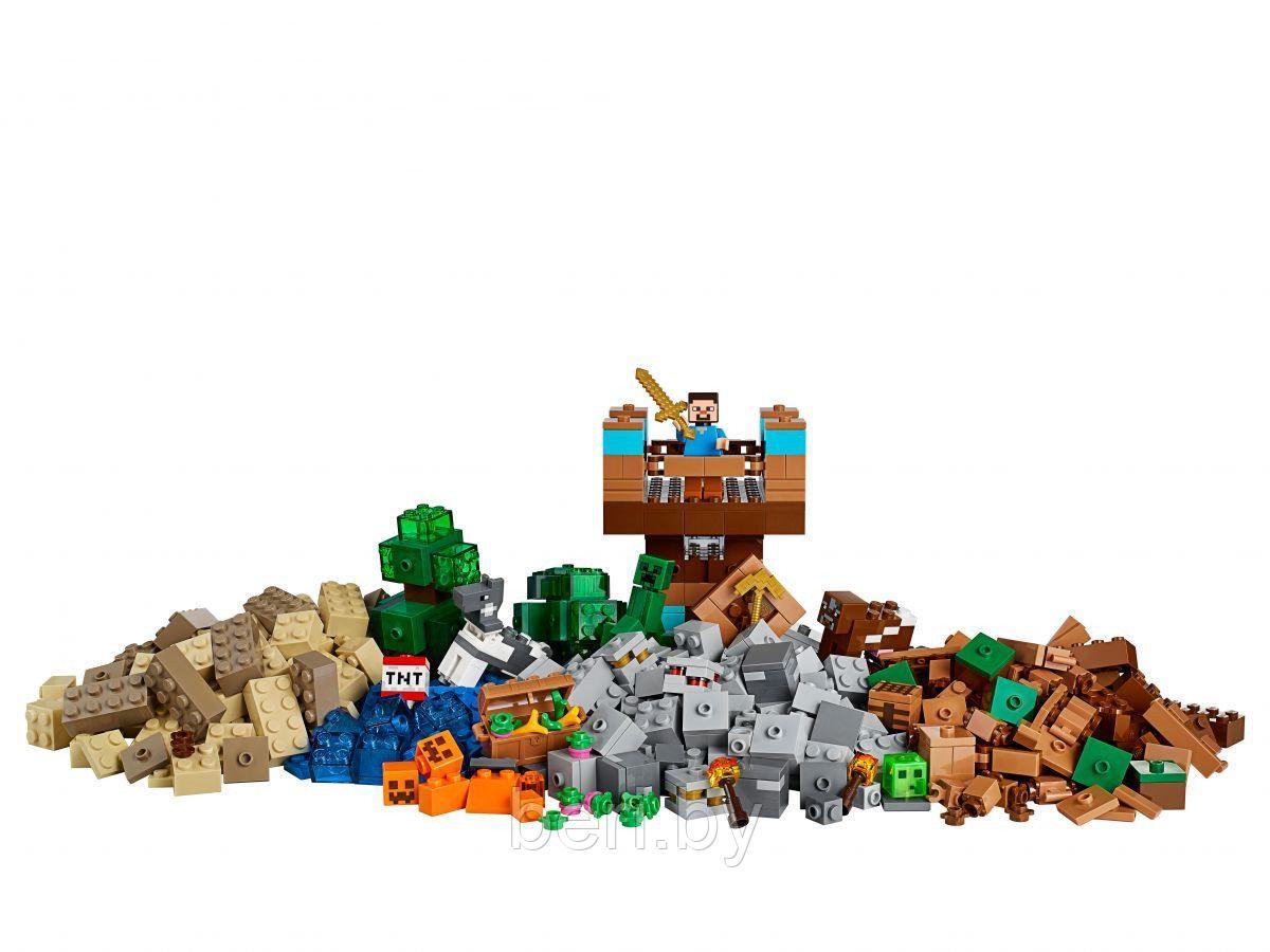 10733 Конструктор Bela "Верстак 2.0" 723 детали, аналог Lego Minecraft, лего майнкрафт 21135 - фото 4 - id-p102697561