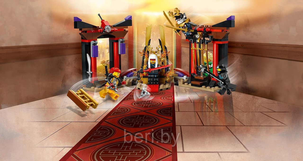 10935 Конструктор Bela Ninja "Решающая битва в тронном зале 251 дет, аналог Lego Ninjago (Лего Ниндзяго) 70651 - фото 10 - id-p102697657