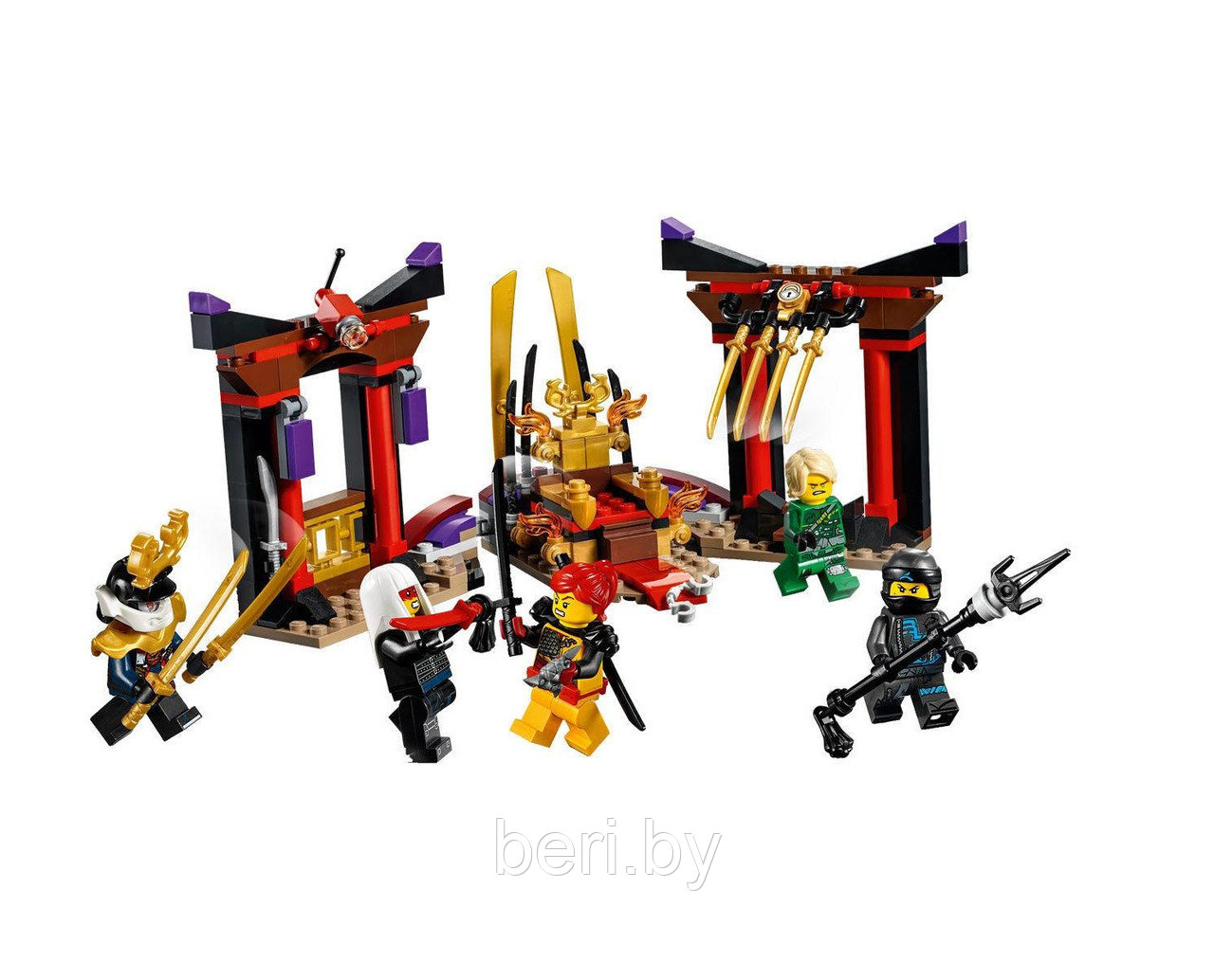 10935 Конструктор Bela Ninja "Решающая битва в тронном зале 251 дет, аналог Lego Ninjago (Лего Ниндзяго) 70651 - фото 3 - id-p102697657