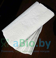 Полотенца бумажные V (ZZ), 250л, для диспенсеров, плотные (35 гр/м), белые, не сыпятся, 250 листов в пачке.