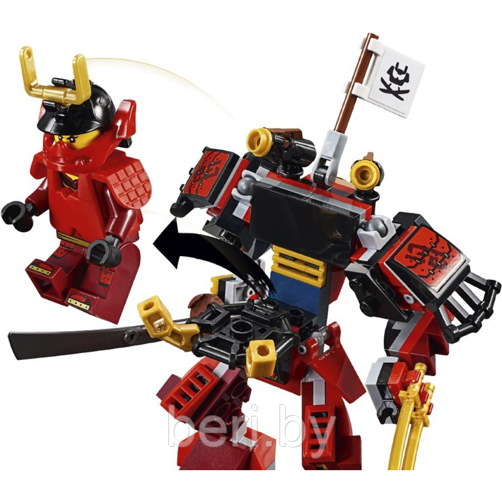 11159 Конструктор Bela Ninja "Робот-Самурай" 160 деталей, аналог LEGO Ninjago 70665 - фото 2 - id-p102718873