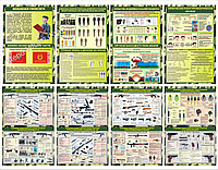 Комплекс стендов  по допризывной подготовке 8 шт, р-р каждого 80*120 см