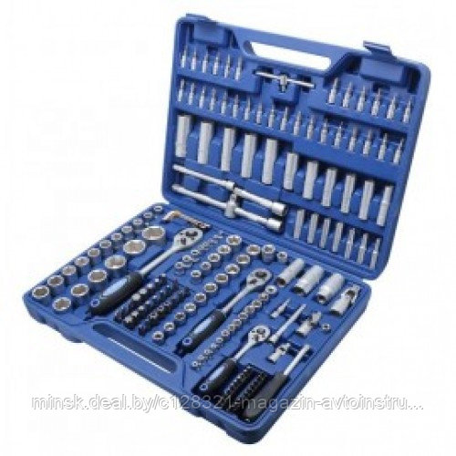 1/2"& 3/8"& 1/4" Набор инструментов 172пр. (4-32мм, 6гр.) KINGTUL KT172