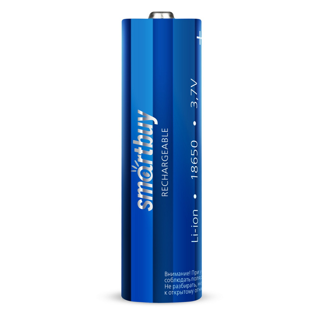 Аккумулятор Smartbuy LI18650-2200 mAh (10/100) (SBBR-18650-1B2200)