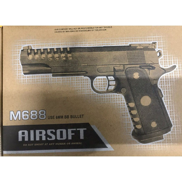 Пневматический металлический пистолет Airsoft M688