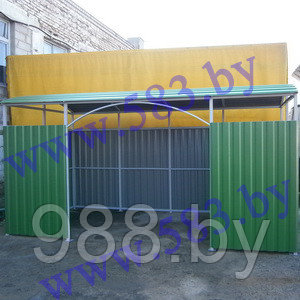Площадка для контейнеров с крышей - фото 8 - id-p5433290