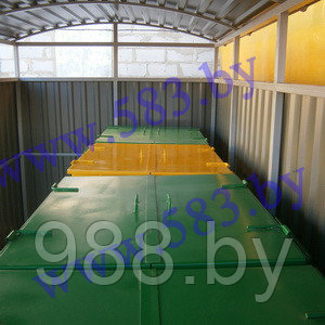 Площадка для контейнеров с крышей - фото 4 - id-p5433290