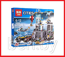 02006 Детский конструктор Lepin Cities "Остров-тюрьма", аналог Lego City (Лего Сити) 60130, 815 деталей