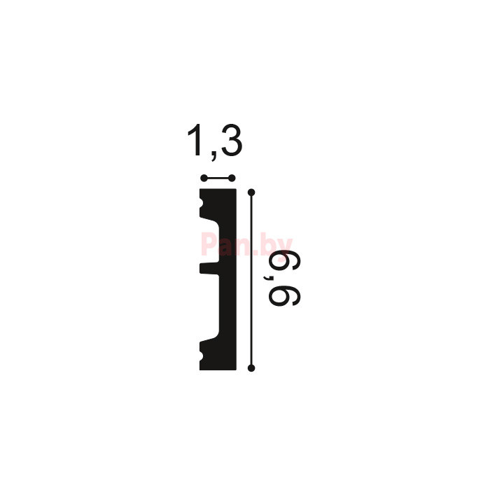Плинтус напольный из дюрополимера Orac Decor SX157 - фото 2 - id-p102733778