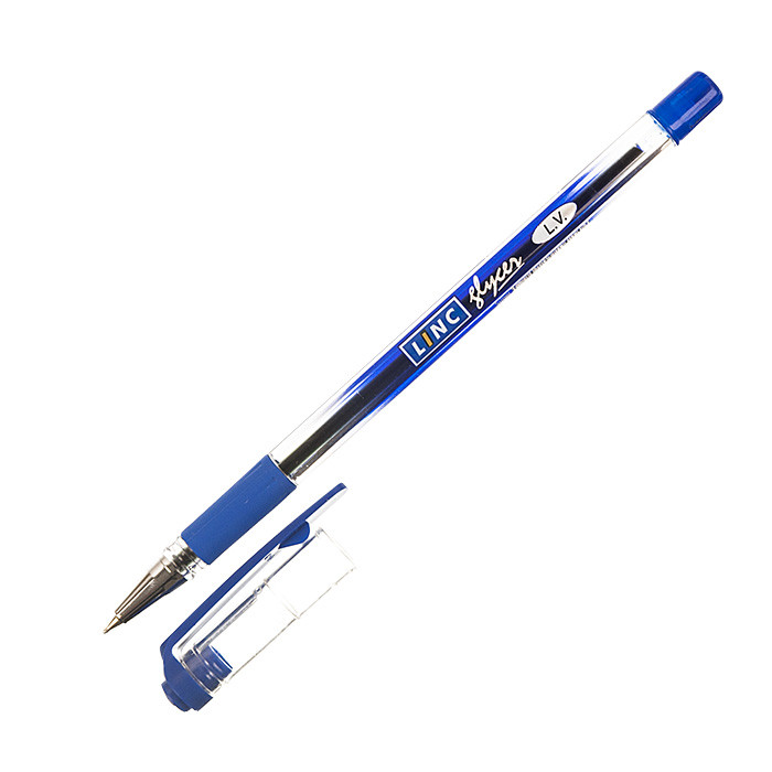 Ручка шариковая синяя Linc Glycer, стержень 0,7 мм синий - фото 1 - id-p102735101