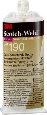 Клей двухкомпонентный эпоксидный полупрозрачный 3M™ Scotch-Weld™ DP190, 48,5 мл