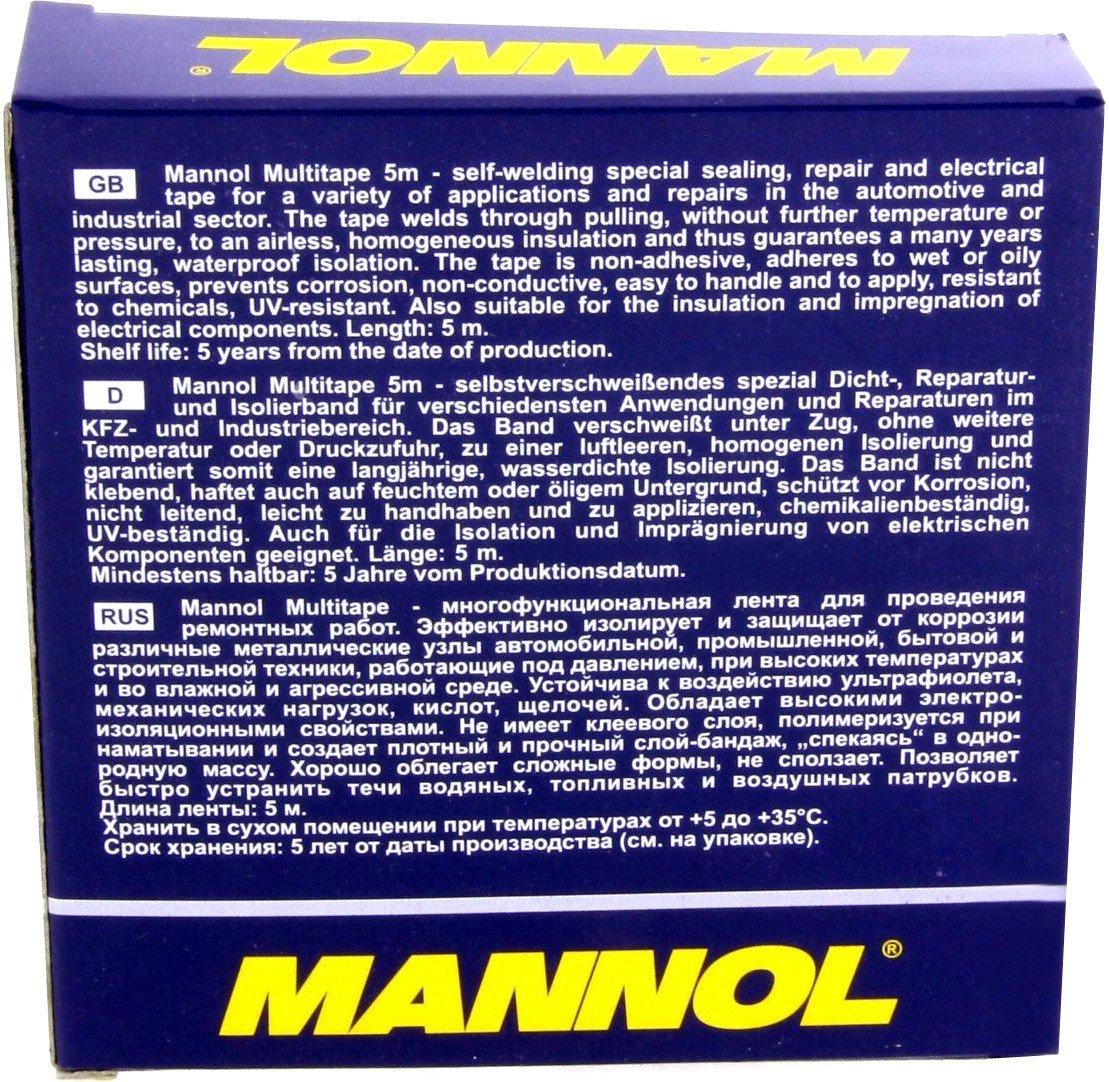 Лента самосваривающая Mannol 9917 Multi-Tape 5 м. - фото 3 - id-p102745697