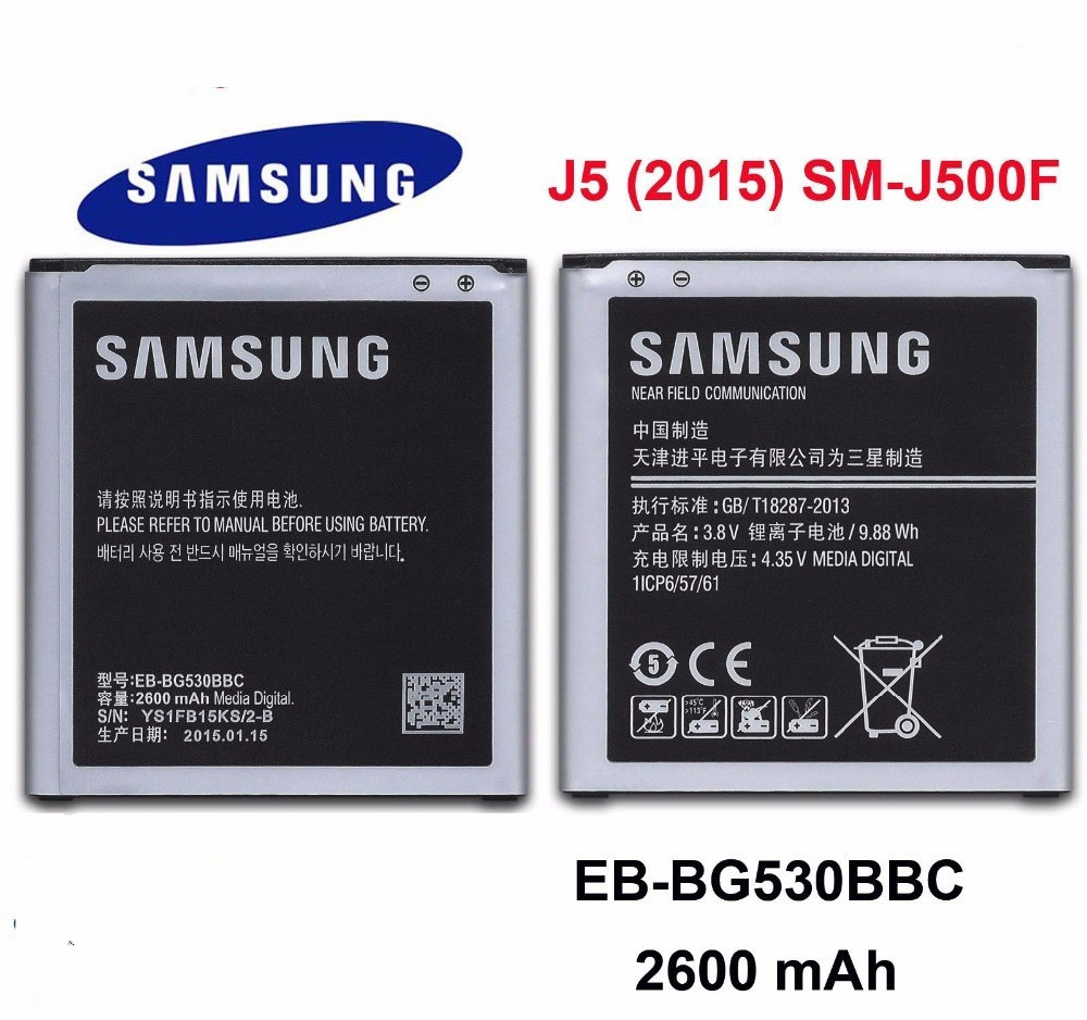 Аккумулятор для Samsung J5 J500H/DS (EB-BG530CBE), оригинальный - фото 2 - id-p61488745