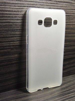 Чехол для Samsung Galaxy A7 (A700F) матовый силикон TPU Case, прозрачный - фото 2 - id-p61488692