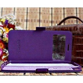 Чехол для Samsung Galaxy Grand Prime (G530) книга с окошком Experts Slim Book Case LS, фиолетовый, фото 2