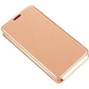 Чехол для Samsung Galaxy J1 (J100H) блокнот  Slim Flip Case, золотой, фото 2