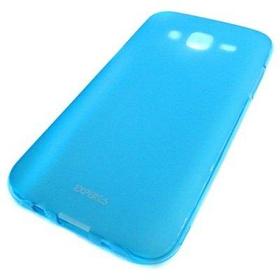Чехол для Samsung Galaxy J1 (J100H) матовый силикон, голубой