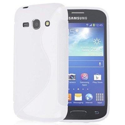 Чехол для Samsung Galaxy Ace 3 (S7270/ 7272) силикон TPU Case, белый, фото 2