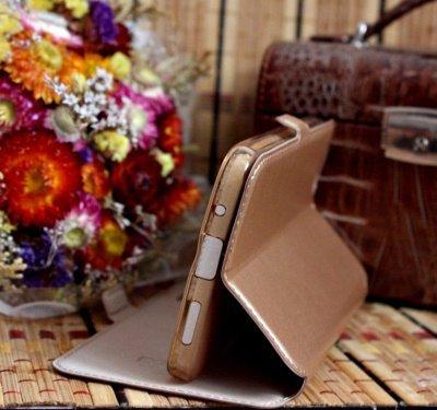 Чехол для Xiaomi Mi 4s книга с окошком, золотой - фото 2 - id-p61489310