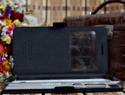 Чехол для Xiaomi Mi 4s книга с окошком, черный - фото 3 - id-p61489307