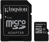 MicroSDHC 16GB Class10 Карта памяти KINGSTON - фото 1 - id-p76342699